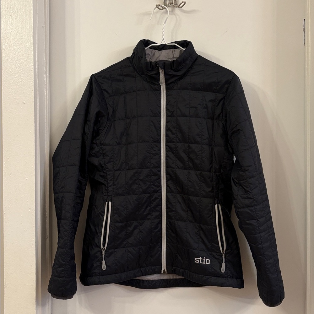 Stio Black Quilted Puffer Jacket
